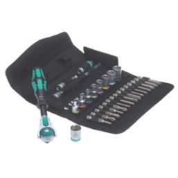 Wera Zyklop 1/4" Drive 5-in-1 Ratchet, Socket & Bit Set 28 Pieces