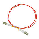 Labgear Duplex Multi Mode Orange LC- LC OM2 LSZH Fibre Optic Cable 1m