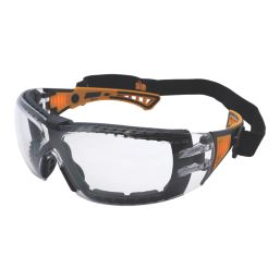 Site SEY232 Clear Lens Safety Specs with Band