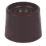 Round Door Stops 32 x 20mm Black 10 Pack