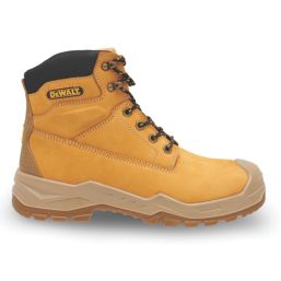 DEWALT Jamestown Size 7  Honey Water-Resistant Steel Toe Cap Safety Boots