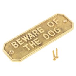 GateMate 'Beware of the Dog' Sign 55mm x 160mm