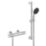 Grohe Precision Start HP Rear-Fed Exposed Chrome Thermostatic Shower Mixer Set
