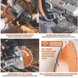 Evolution R350DCT 350mm  Electric Disc Cutter 230V