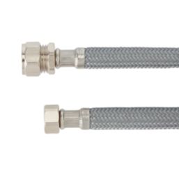 Flomasta Straight Flexible Compression Hose 15mm x 3/8" x 300mm