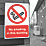 "No Smoking In This Building" Sign 210mm x 148mm