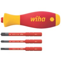 Wiha  VDE  Screwdriver with Bits 4 Piece Set