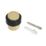 Eclipse Round Linear Floor Door Stop 30 x 40mm Satin Brass