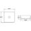 Swirl Alpheus White Basin No Tap Holes 342mm