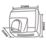 BlueDry Blue Storm Hand Dryer Brushed Steel 2.3kW