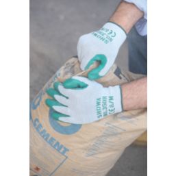 Showa 350R  Nitrile Gardening Gloves Green Large