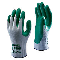 Showa 350R Nitrile Gloves Green Large
