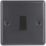 British General  20A 16AX 1-Gang 2-Way Metal Clad Light Switch