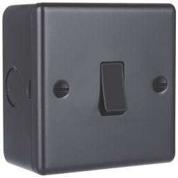 British General  20A 16AX 1-Gang 2-Way Metal Clad Light Switch