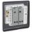 British General  20A 16AX 1-Gang 2-Way Metal Clad Light Switch