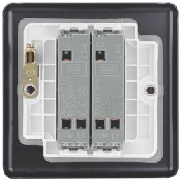 British General  20A 16AX 1-Gang 2-Way Metal Clad Light Switch