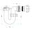 Viva Swivel 32mm Basin or Bidet Magna 1¼" Trap