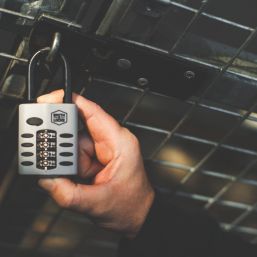 Smith & Locke  Water-Resistant  Combination  Padlock Silver 22.6mm