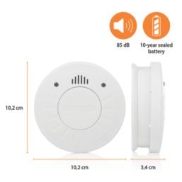 Smartwares  10.025.28 Battery Standalone Smoke Alarm