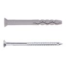 Easyfix  Nylon & Steel Countersunk Head Hammer Fixings 6mm x 80mm 20 Pack