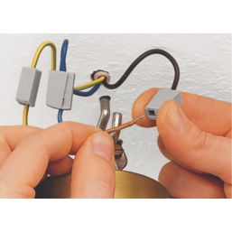 Wago 224-112 24A 3-Way Push-Wire Lighting Connectors 100 Pack