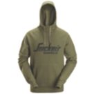 Snickers 2894 Logo Hoodie  Khaki Green 2X Large 52" Chest