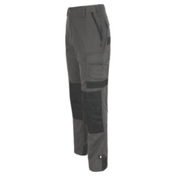 Herock Mars Work Trousers Grey/Black 30" W 32" L