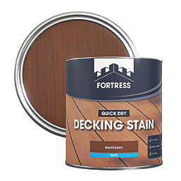 Fortress Decking Stain Mahogany 2.5Ltr