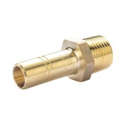 Hep2O  Plastic Push-Fit Adapting Keyless Spigot Male Coupler 15mm x 1/2"