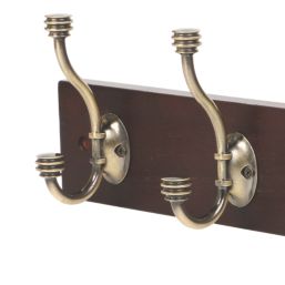 Essentials 4-Hook Rail Pine 458mm x 134mm