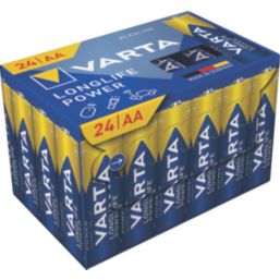 Varta Longlife Power  AA 1.5V Alkaline Batteries 24 Pack