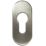 Fab & Fix  Euro Escutcheon (Single) Stainless Steel 50 x 33mm