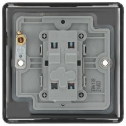 LAP  10AX 1-Gang Intermediate Switch Black Nickel with Black Inserts