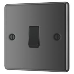 LAP  10AX 1-Gang Intermediate Switch Black Nickel with Black Inserts