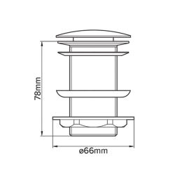 Flomasta     Pop Up Basin