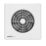 Manrose Quiet Fan X5/ QF100HTX5OP 100mm (4") Axial Bathroom Extractor Fan with Humidistat & Timer White 220-240V