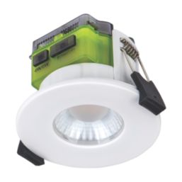 Luceco FType MK2 Fixed  Fire Rated LED Downlights White 4/6W 710/725/750/745lm 10 Pack