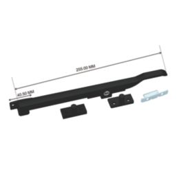 Smith & Locke Traditional Casement Stay Lock Matt Black 280mm