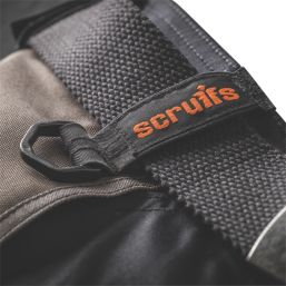 Scruffs Pro Flex Holster Work Trousers Black 36" W 30" L