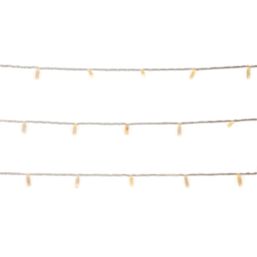 ExtendLite 100 LED Indoor & Outdoor Very Warm White Connectable String Christmas Light Master Kit