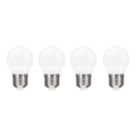 Essentials  E27 Mini Globe LED Light Bulb  250lm 2.2W 4 Pack