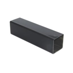 FloPlast  Square Downpipes Black 65mm x 2.5m 6 Pack
