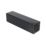 FloPlast  Square Downpipes Black 65mm x 2.5m 6 Pack