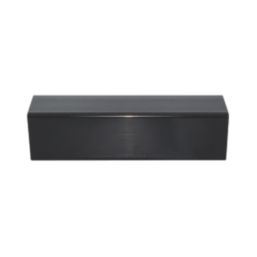 FloPlast  Square Downpipes Black 65mm x 2.5m 6 Pack