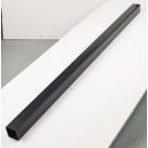 FloPlast  Square Downpipes Black 65mm x 2.5m 6 Pack