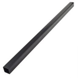 FloPlast  Square Downpipes Black 65mm x 2.5m 6 Pack