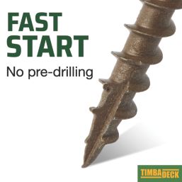 Timbadeck  PZ Double-Countersunk  Decking Screws 4.5mm x 65mm 500 Pack