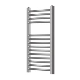 Blyss 700mm x 400mm 563BTU Chrome Curved  Towel Radiator