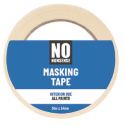 No Nonsense  Masking Tape 50m x 24mm 4 Pack