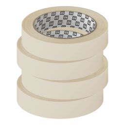 No Nonsense  Masking Tape 50m x 24mm 4 Pack